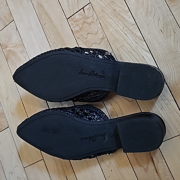 Sam Edelman clara black leather woven mules - Picture 6 of 7
